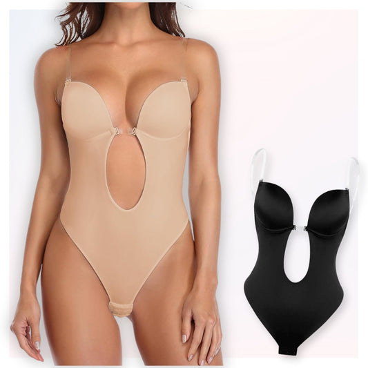 Shapewear Bodysuit utan rygg / med Push-Up BH