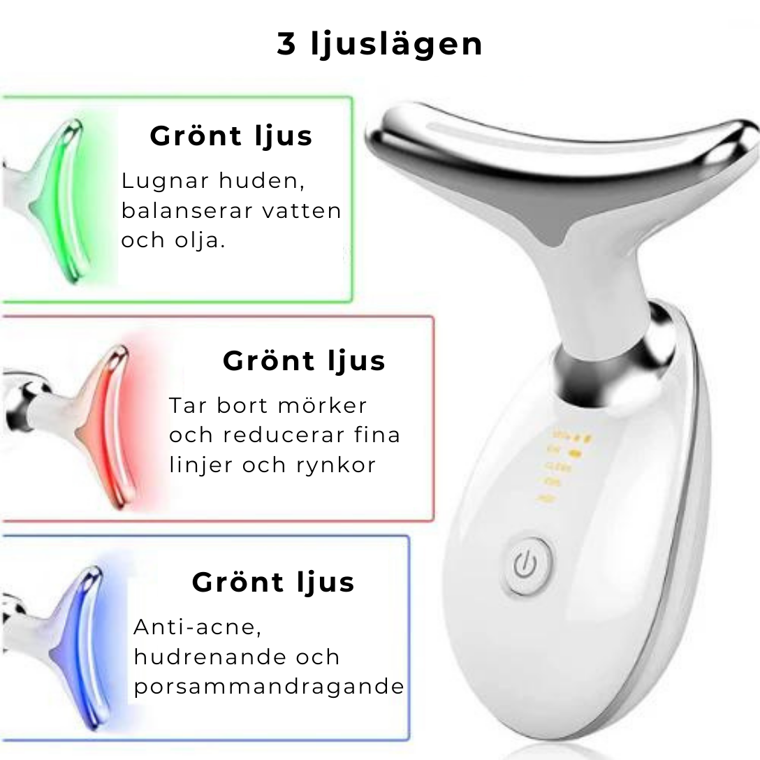 Naturlig ljusterapi - reducerar rynkor och lyfter huden