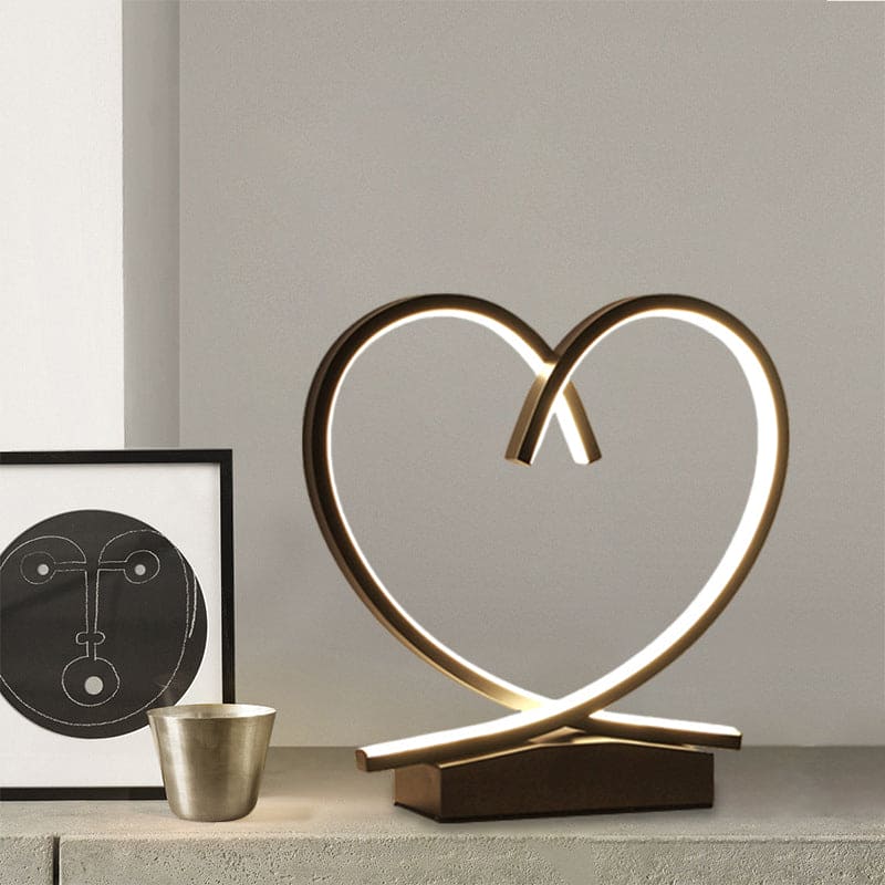 Love Light | Elegantes Herz Tischlampe