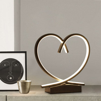 Love Light | Elegantes Herz Tischlampe