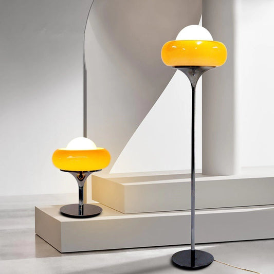 Luna Glow | Retro Bauhaus-inspirerad bordslampa för en tidlös look