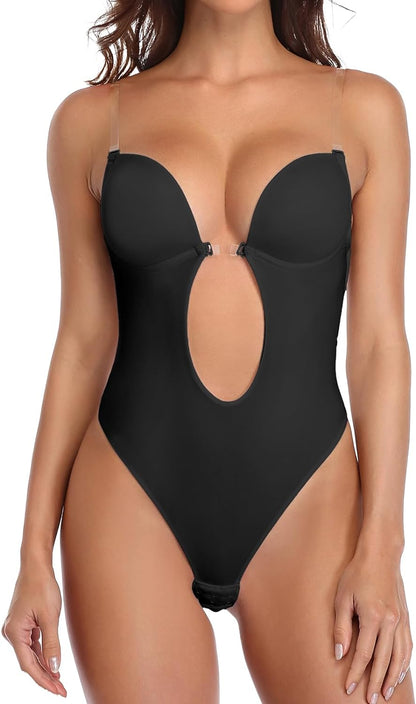 Shapewear Bodysuit utan rygg / med Push-Up BH