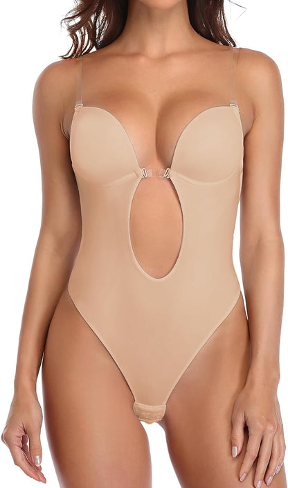 Shapewear Bodysuit utan rygg / med Push-Up BH