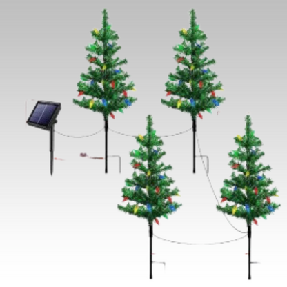 SolGlöd | Vattentäta LED Trädgårdsljus med Solenergi för Festlig Stämning