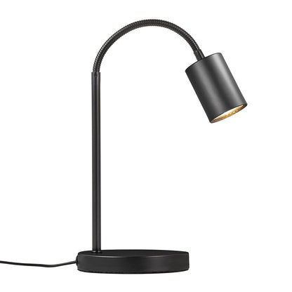 EleganceFlex Skrivbordslampa | Böjbar Svart Design – Nattlampa – Modern och Elegant