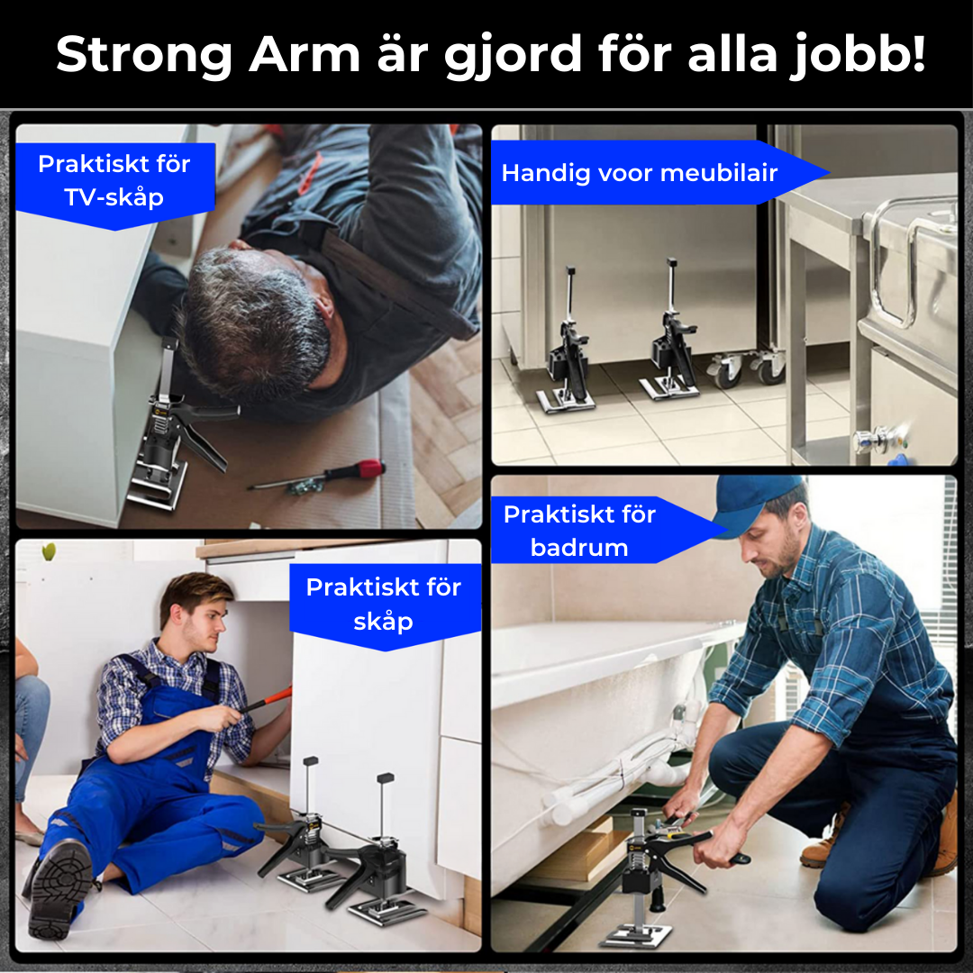 GripLift™ | Förhindra ryggsmärta med 150 kg bärförmåga