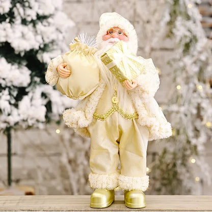 JULKRAFT | Mysig Plush Santa för Julglädje