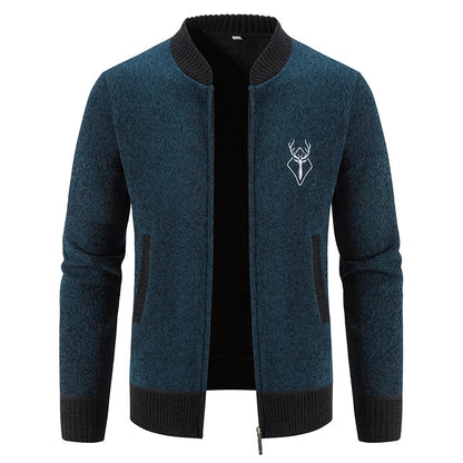 Magnus | Varm Cardigan med dragkedja