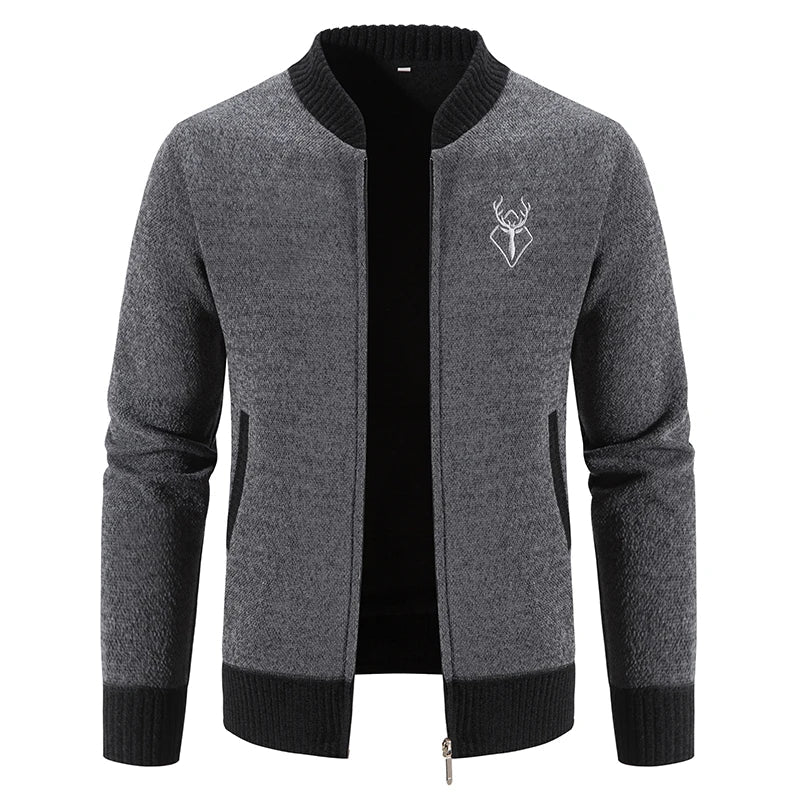 Magnus | Varm Cardigan med dragkedja