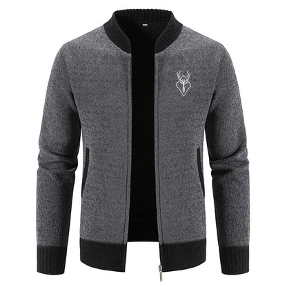 Magnus | Varm Cardigan med dragkedja