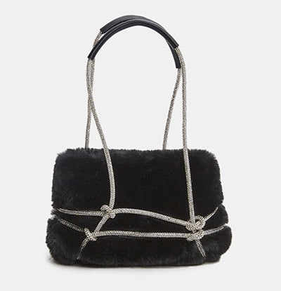 LUXY | Faux Fur Handväska - Mjuk Polyester för Vardagsstil