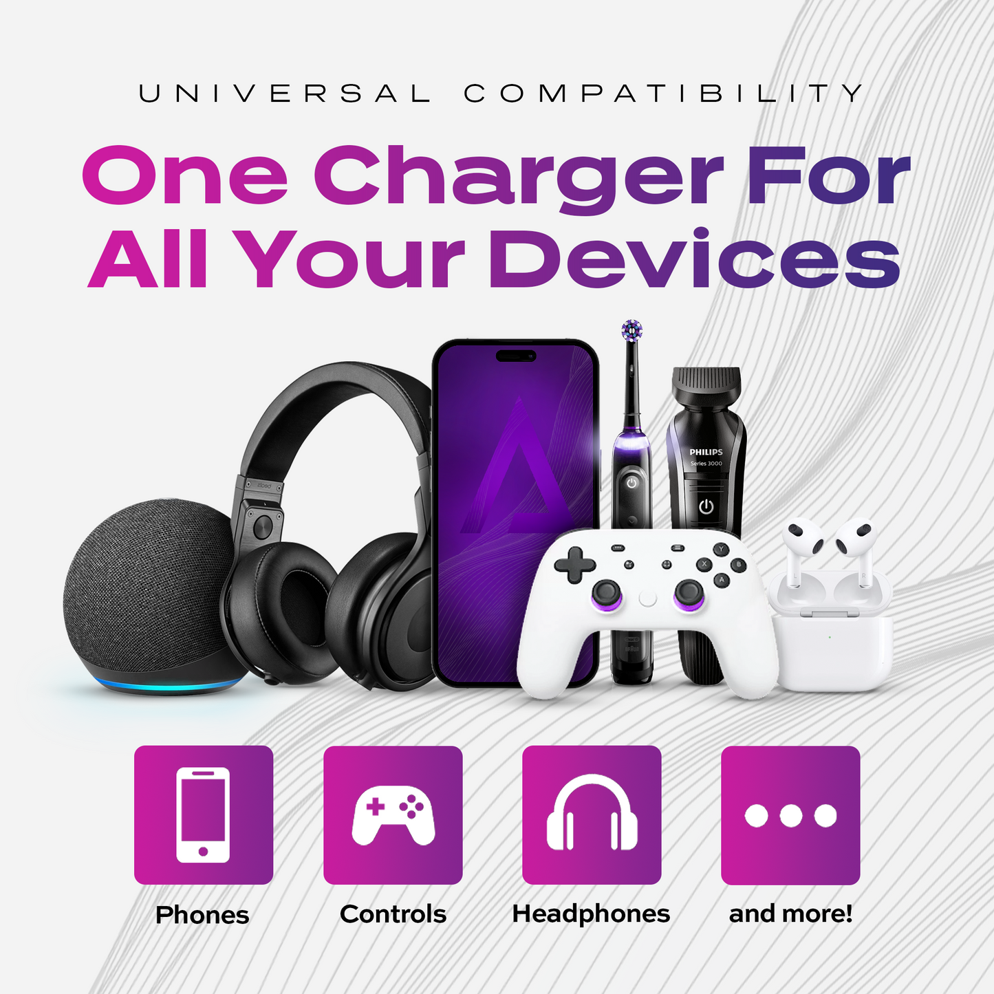 Universell Magnetisk Powerbank